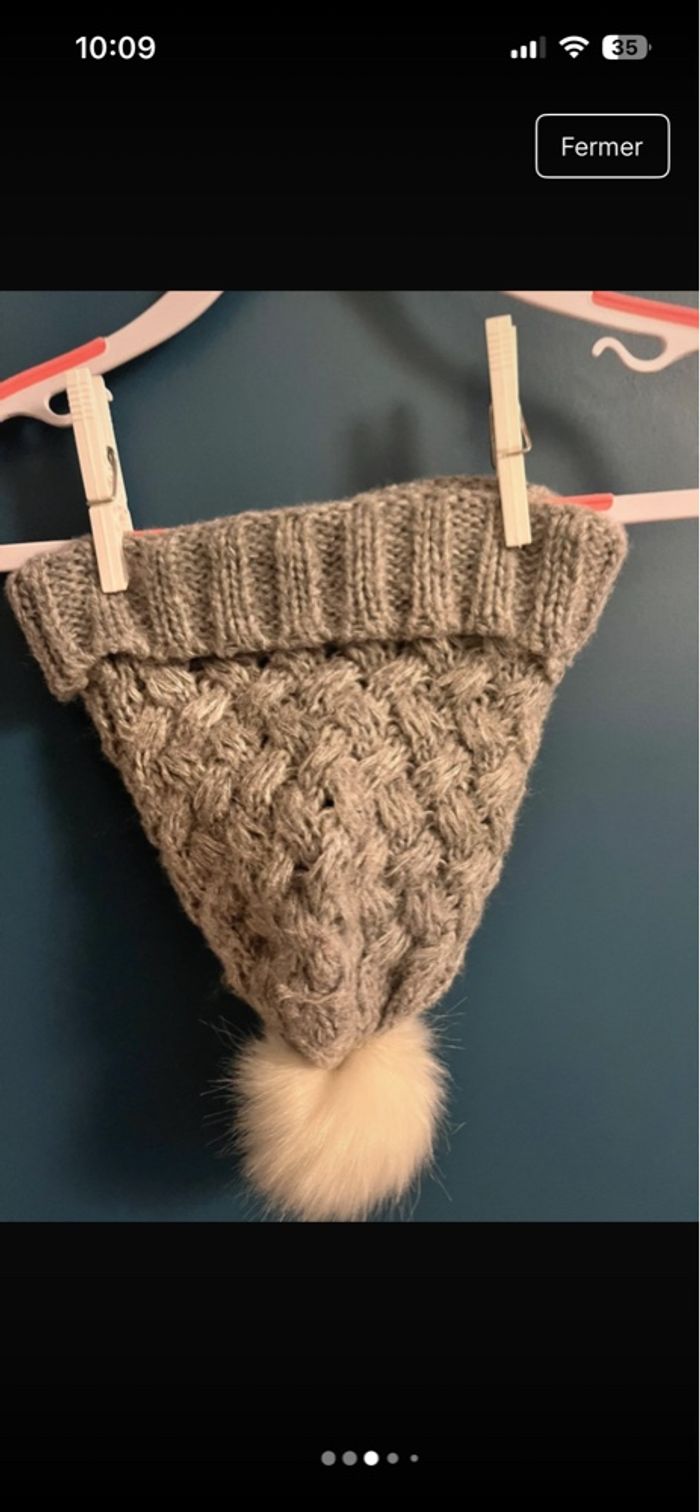 Lot de 2 bonnets enfant 52/54cm - photo numéro 3