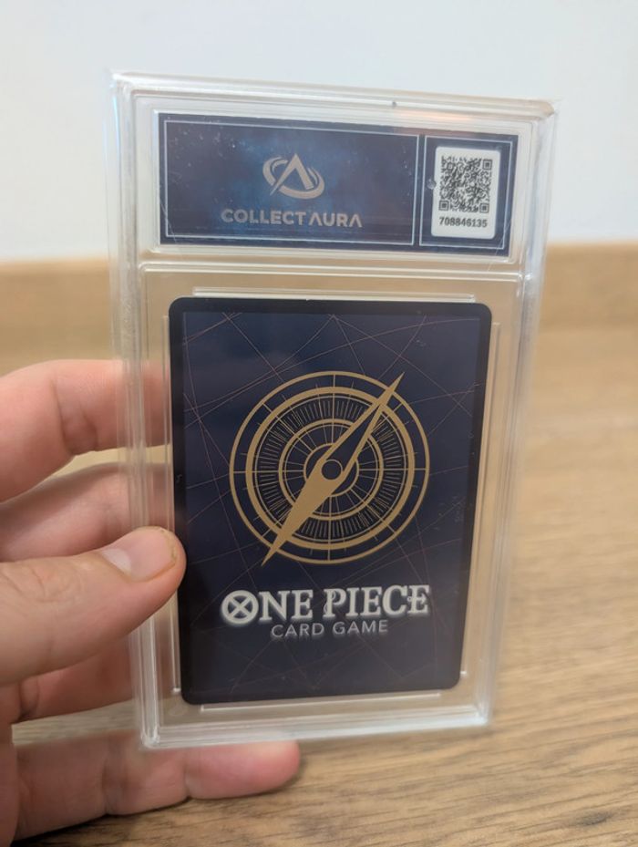 One-piece Monkey D luffy collect Aura 9,5 EN TR OP07-109 - photo numéro 2