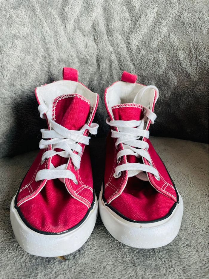 Chaussures baskets montantes  plates été fille style sneakers - photo numéro 2
