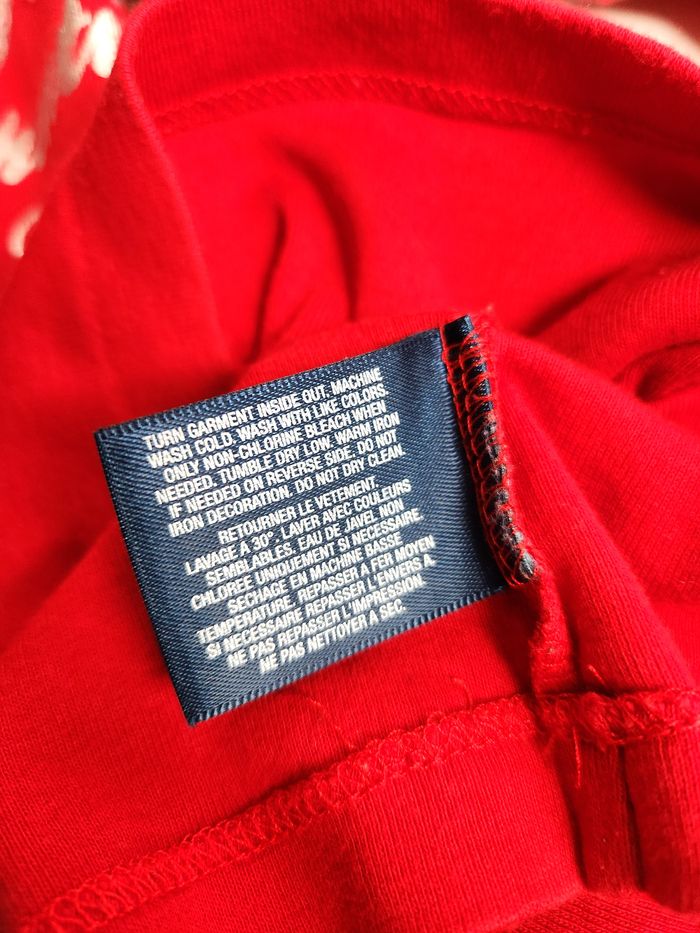 T-shirt Manches Longues Ralph Lauren Rouge - Taille XL Enfant (16 ans) - photo numéro 8