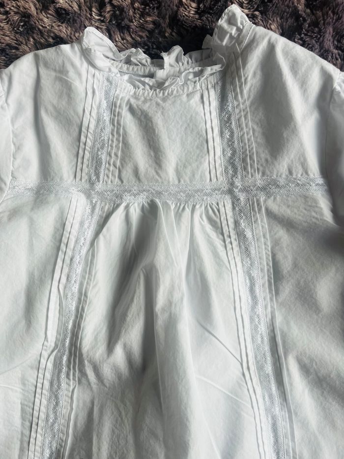 Blouse Jacadi 6ans blanche - photo numéro 3