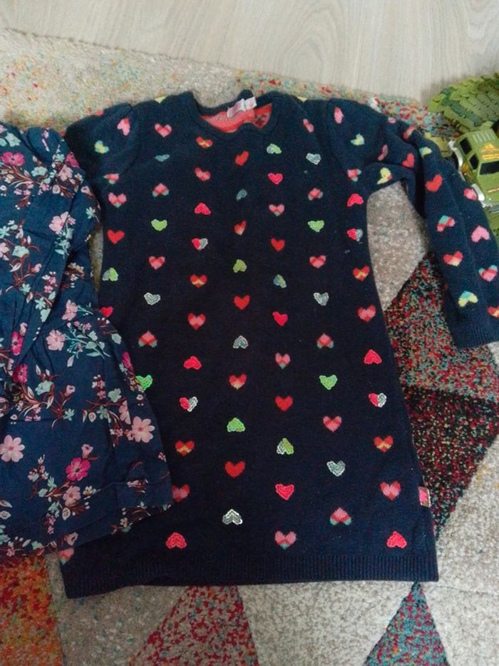 Lot de 2 tuniques fille 4 ans - photo numéro 2