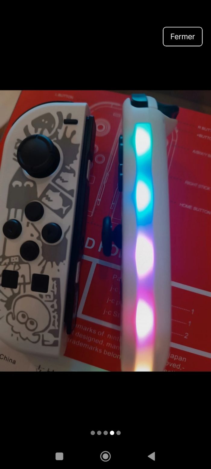 Joycon Switch splatoon - photo numéro 2