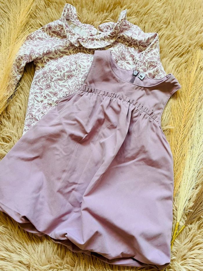 Robe + t-shirt manches longues - photo numéro 2