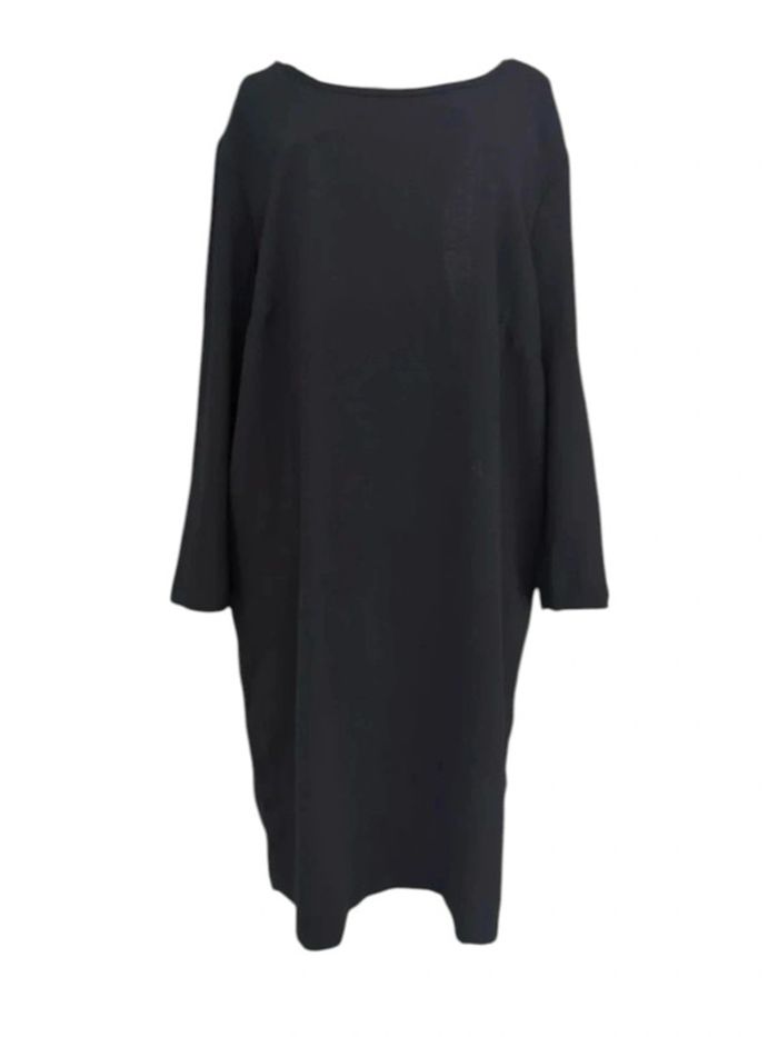 Robe noir chic dos dénudé Mango Taille L