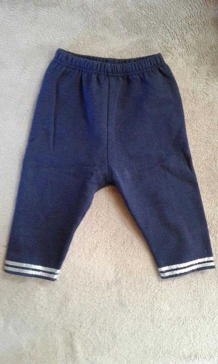 Lot 2 pantalons fille 9- 12 mois - photo numéro 4