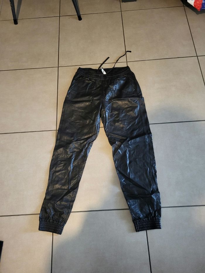 Pantalon cuir zaranoi