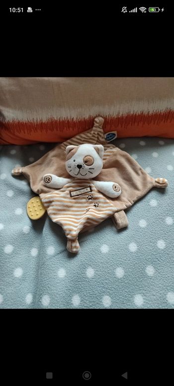 Doudou chat mots d'enfants 