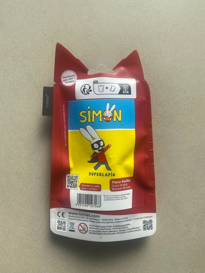 Tonie - Superlapin - Simon - photo numéro 2