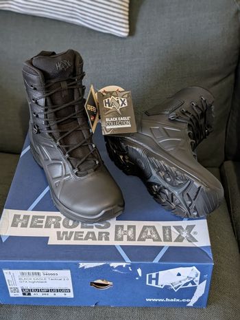 Rangers HAIX Black Eagle Tactical 2.0 GTX – Taille 41 – Neuves avec étiquette