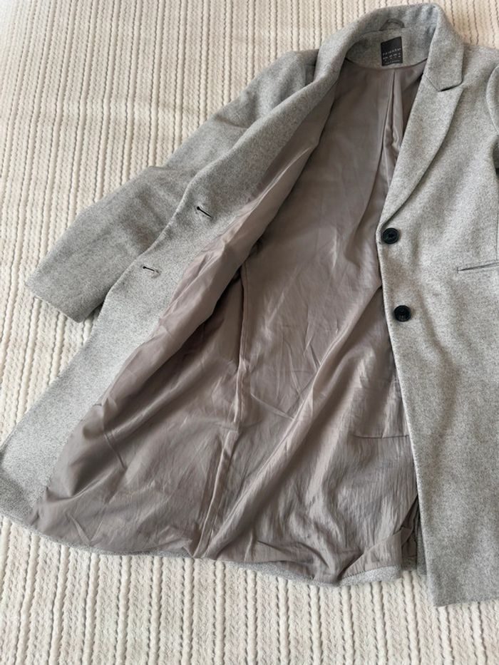 Manteau long gris / Taille 40 - photo numéro 7