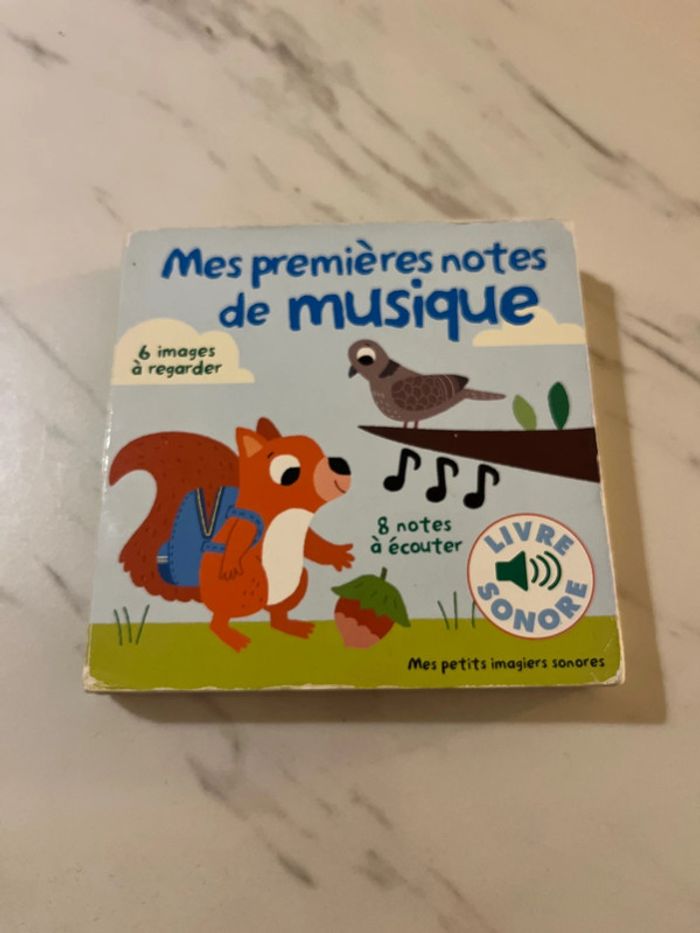 Livre sonore mes premiers notes de musique