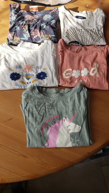 Lot tee short ML 3 ans