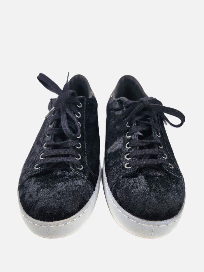 Baskets Victoria Noires avec Arrière Glitter - Taille 40