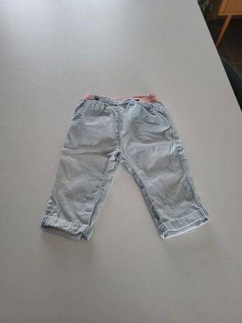 Pantalon en toile fille 9 mois tape à l'œil