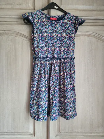 Robe fleurie liberty colorée tissaia 12 ans