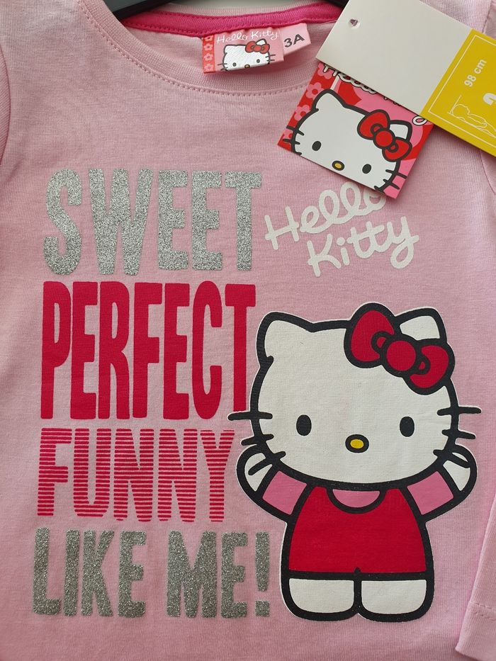 T-shirt manches longues Hello Kitty 3 ans - photo numéro 2
