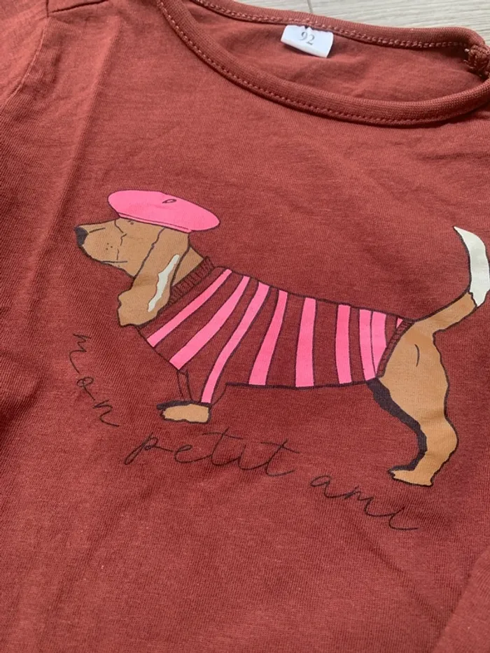 T-shirt 92cm - photo numéro 2