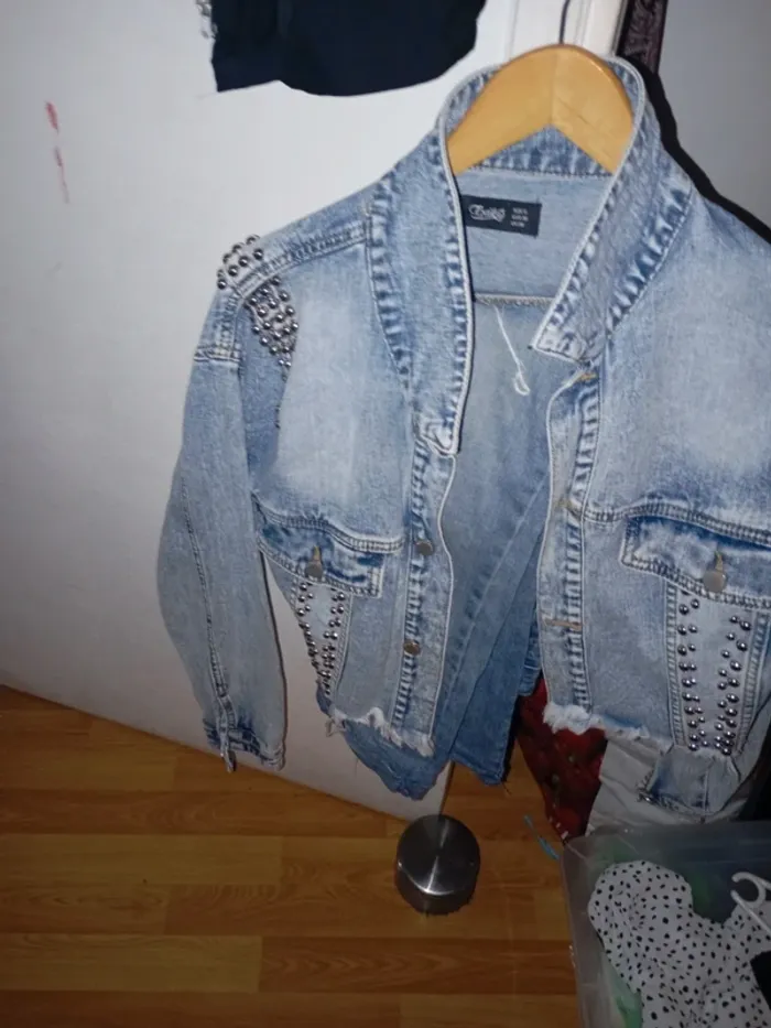 Veste en jean toxiks jeans s - photo numéro 9