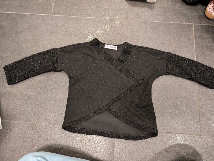 Gilet chic noir fille 3 ans NEUF
