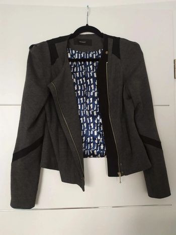 Veste femme grise et noire taille 38 Kookaï