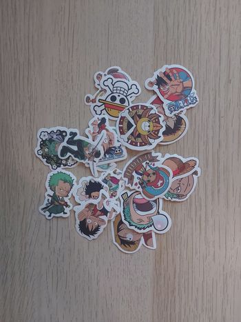 Lot de 19 stickers One Pièce NEUF 