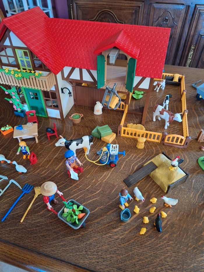 Playmobil ferme 6120 + tracteur + verger Offert - photo numéro 3