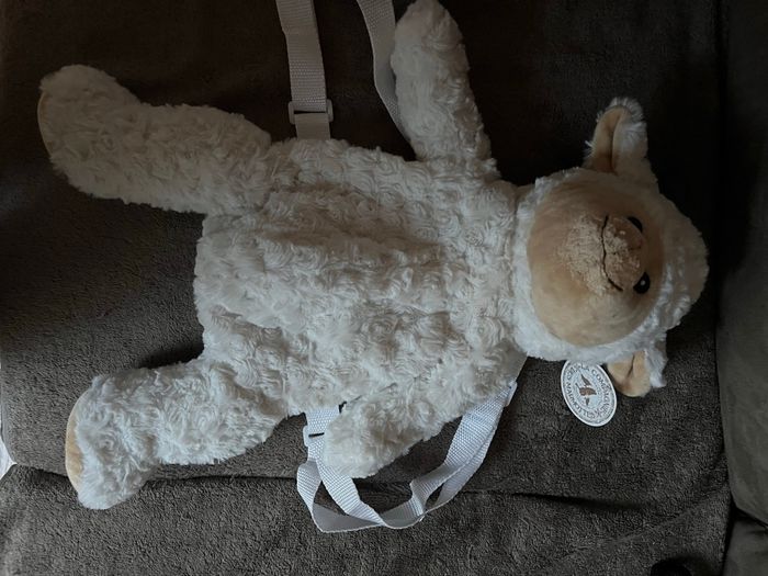 Sac à dos peluche mouton - photo numéro 3