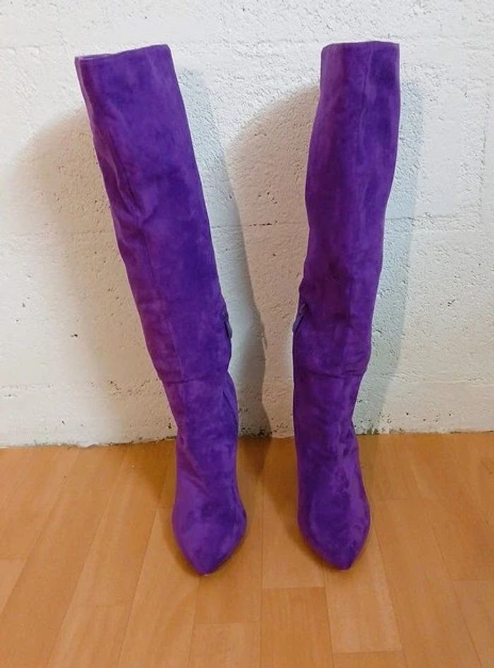 💜 Bottes violettes Ciaodea – Pointure 38 – Très bon état - photo numéro 3