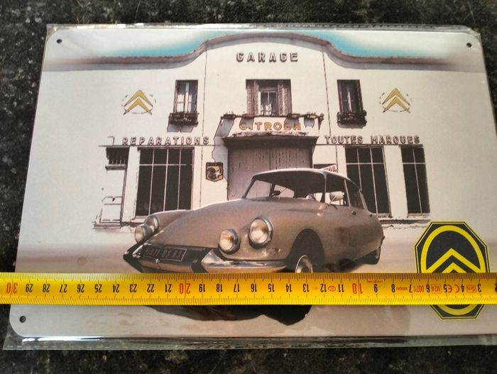 Enseigne métallique murale CITROËN DS - photo numéro 3