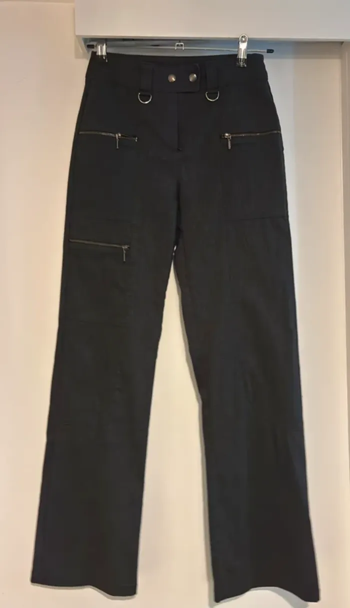 Jolie pantalon gris Camaïeu taille 34-XS très bon état - photo numéro 2