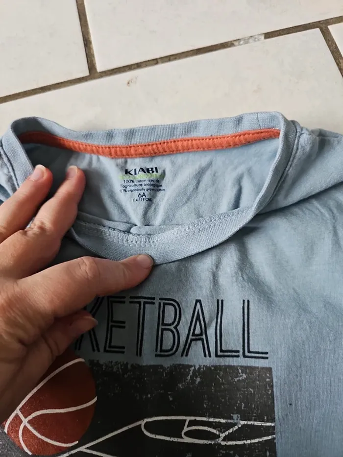 Maillot lm basket 6 ans - photo numéro 3