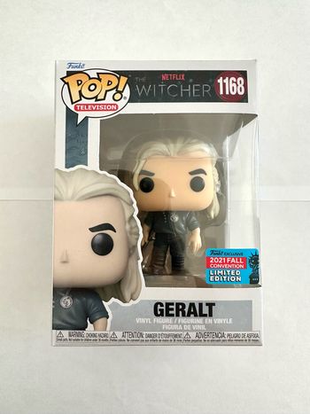 Figurine Funko Pop Geralt numéro 1168 The Witcher 2021 Fall Convention