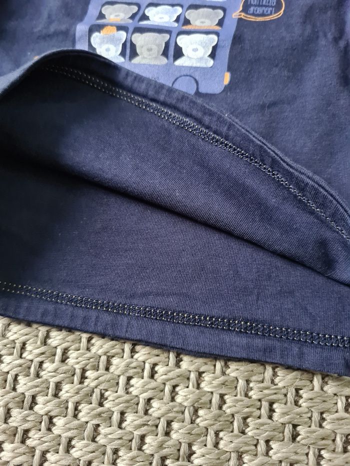 T-shirt doublé "bus ourson" - 6 mois - photo numéro 2