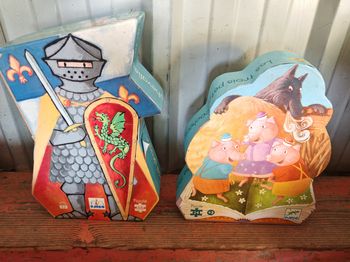 Lot 2  grand puzzles djeco
