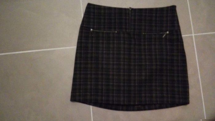 Mini jupe droite T36 Camaieu