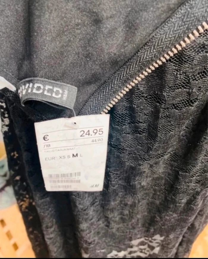 Robe longue le dentelle neuve H&M taille M - photo numéro 9