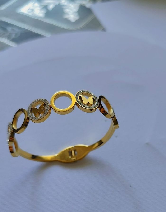 Bracelet acier inoxydable papillon - photo numéro 2