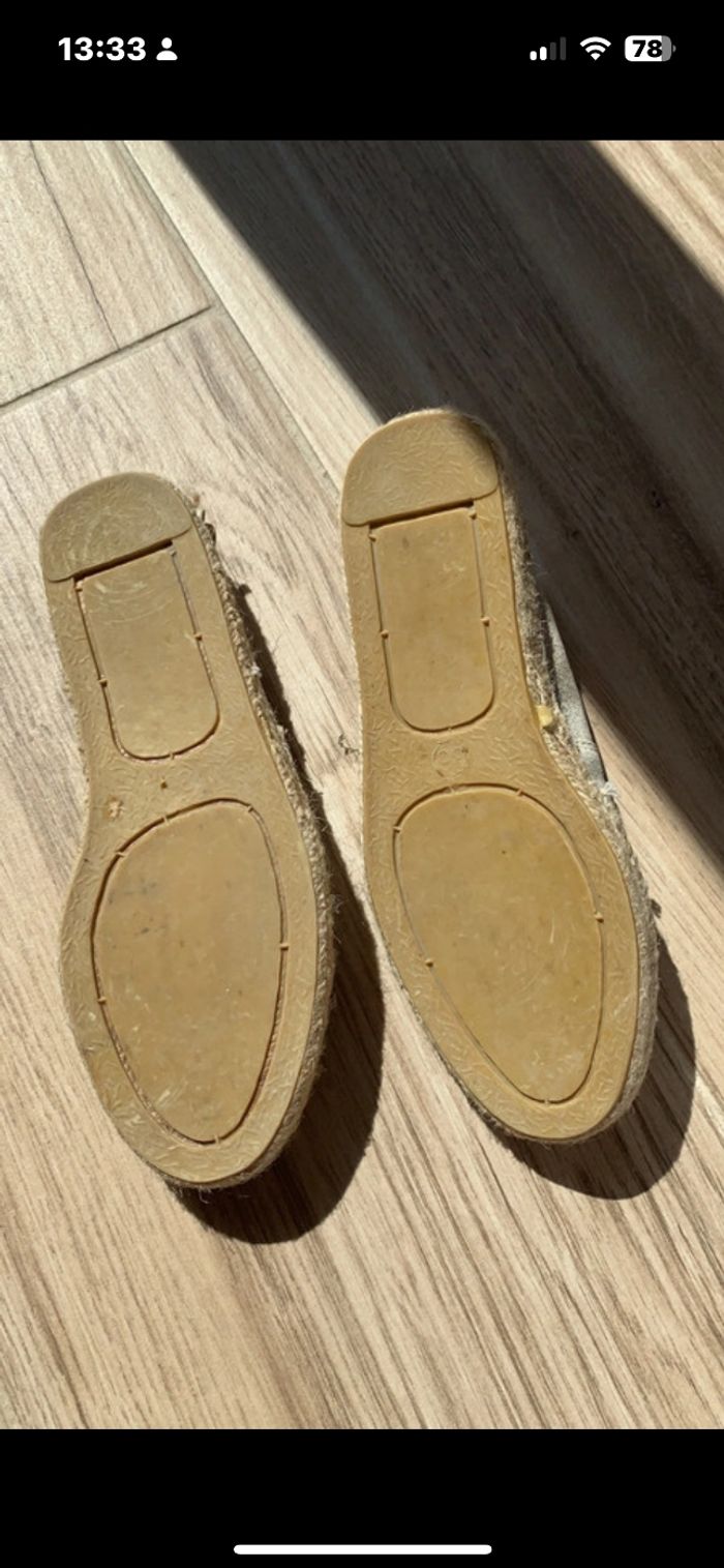 Espadrilles dorées - photo numéro 2