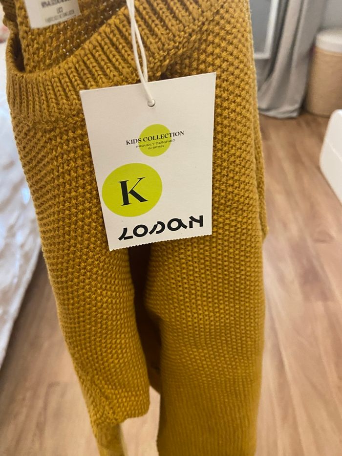 Pull maille jaune Mixte 6 ans - photo numéro 4