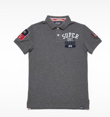 Polo Superdry - Style College Vintage - Taille XS
