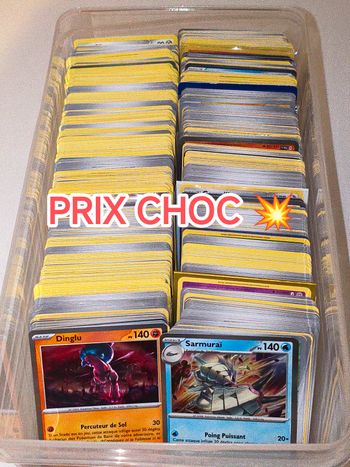 100 cartes Pokémon françaises 