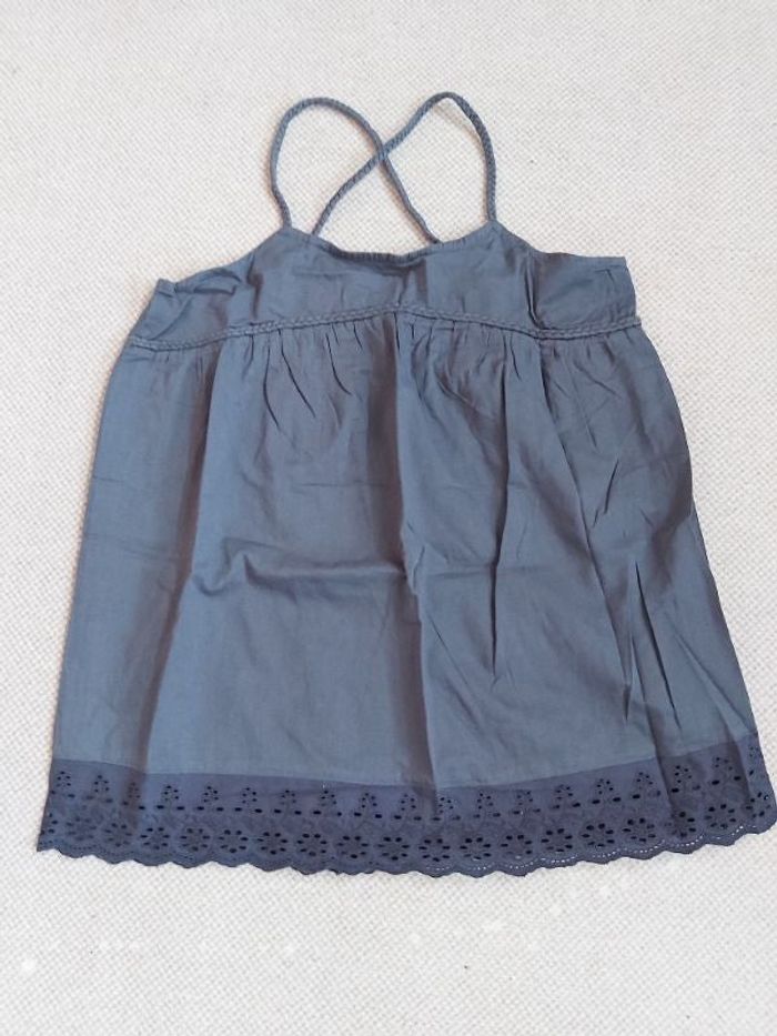 Tunique bretelles fines unie bleu marine 12 ans - 3 Suisses