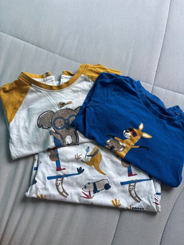 T-shirt manches longues gemo 24m