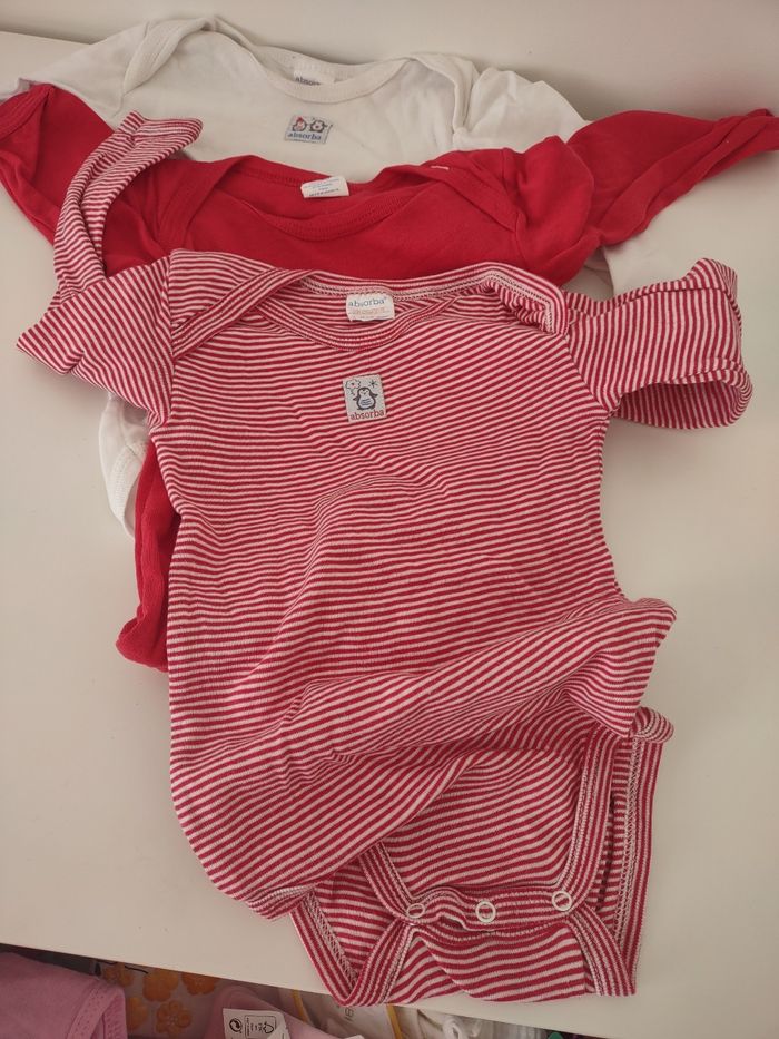 Lot de 3 bodies manches longues Absorba