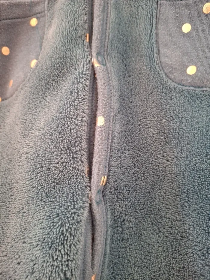Peignoir chaud bleu petit beguin - photo numéro 4
