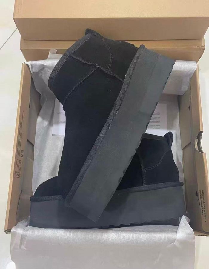 Ugg Classic Plateau Schwarz 40