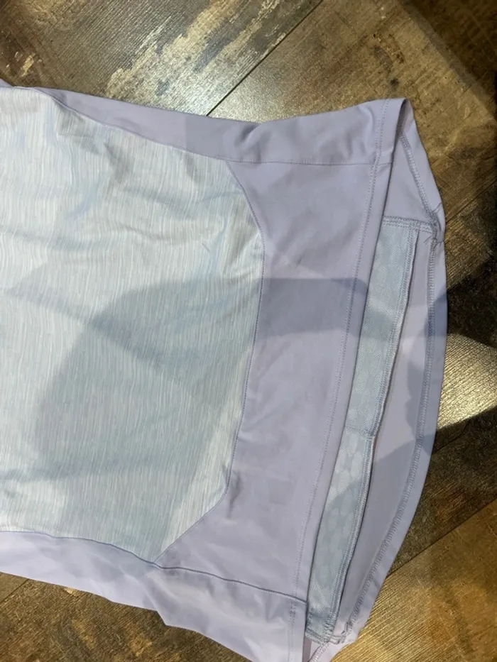 Maillot débardeur vélo mauve/gris - photo numéro 3