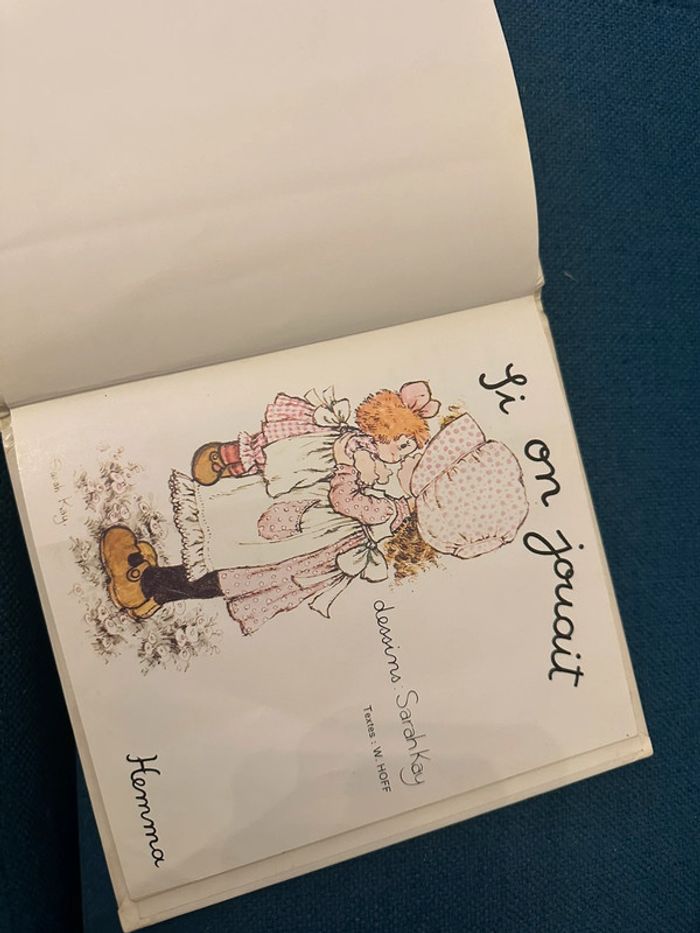 Livre album ancien vintage Si on jouait, Sarah Kay Hemma rêves d’enfants - photo numéro 9
