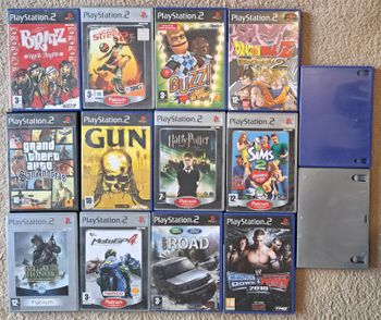 🎮 Lot de 14 boites vides et notices Sony PlayStation 2 PS2